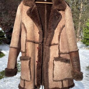 Men's Shearling Leather Coat
